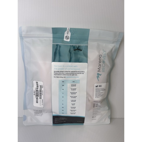 Marena Recovery SL Full-Length Compression Sleeves Size Medium Beige NEW - Picture 2 of 5